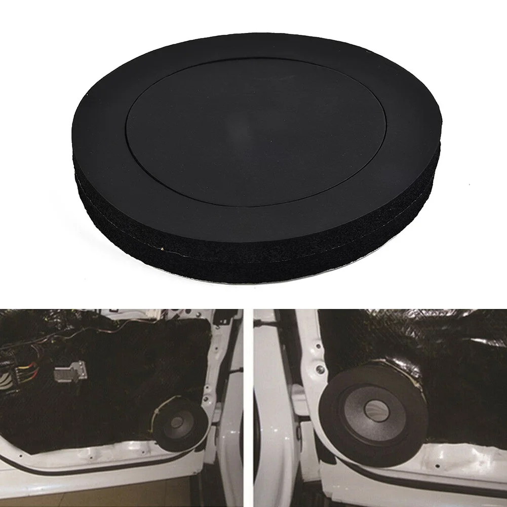 

1 PC Car Insulation Cotton 19.5cm 7.5'' Car Speaker Ring Bass Door Trim Sound Insulation Cotton Black Car Interior Accessories
