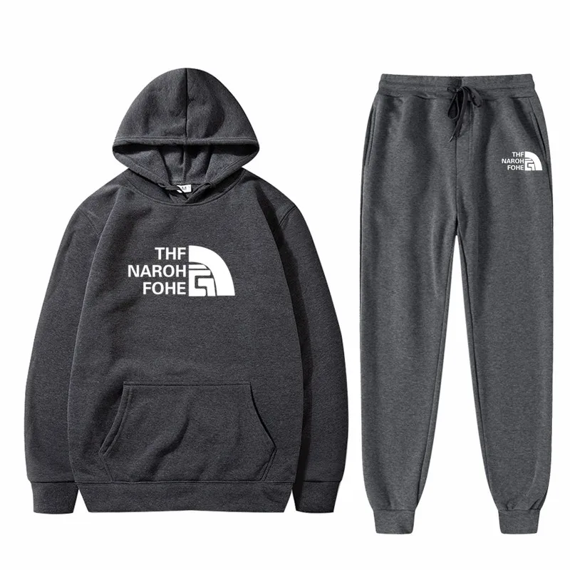 Hoodies Sweatshirts Men Woman Fashion Solid color Red Black Gray Pink Autumn Winter fleece Hip Hop Hoody Male Brand Casual  sets