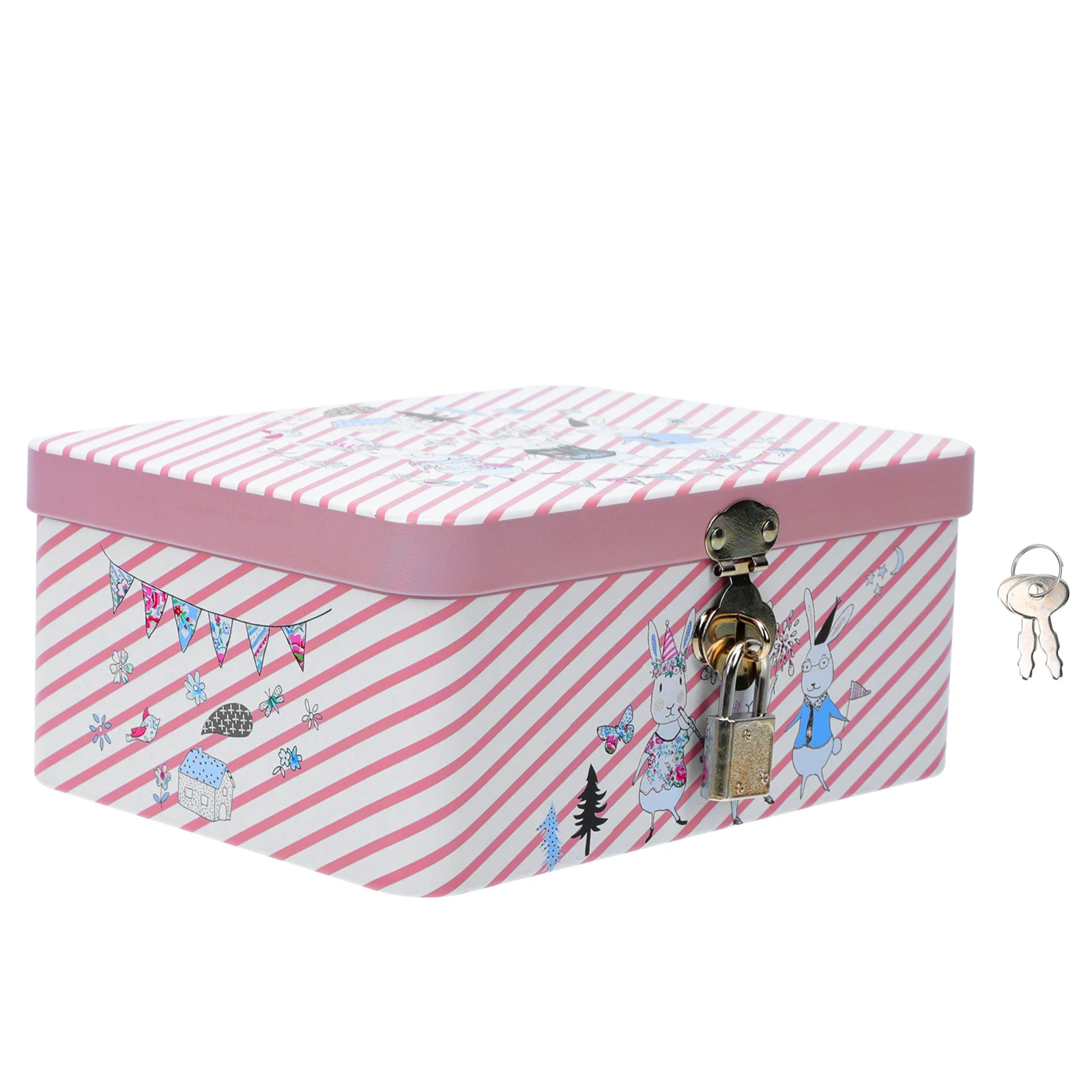 

Box Easter Candy Tin Gift Tinplate Flower Party Cans Pastry Gifts Case Serving Storage Decorative Tins Container Cookie Holder