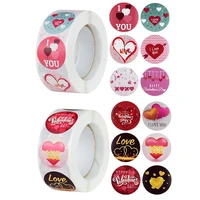 500pcs valentines day label sticker scrapbooking gift packaging seal stickers tag candy birthday party wedding supply sticker