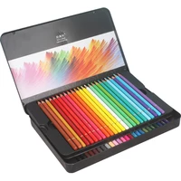 art supplies for artist oily water soluble colored pencil set 4872 pencil set case coloring pencils candy color iron box