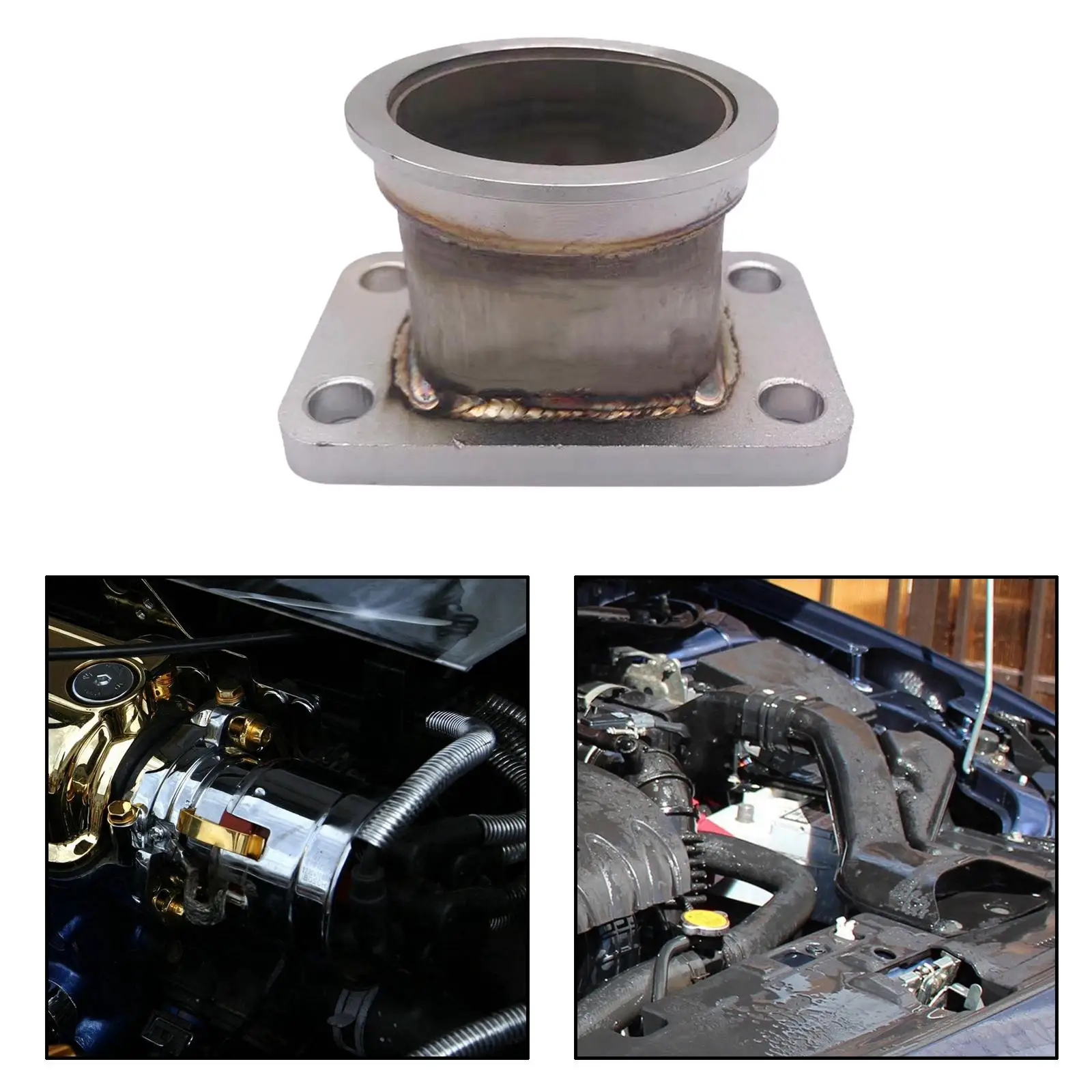 

3,5-дюймовый T3 V-Band фланец переходник адаптер Turbo Downpipe