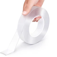 double sided tape heavy duty multipurpose removable mounting adhesive gripreusable strong sticky wall tape strips transparent