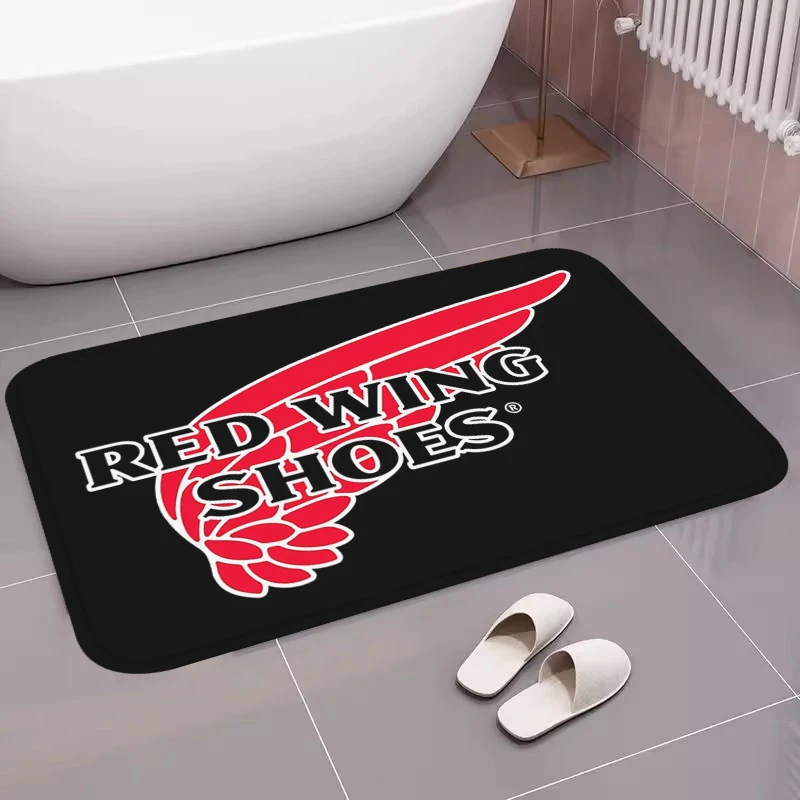 

Kitchen Carpet Red Wing Door Mat Room Rugs Cute Rug Custom Bedroom Mats Entrance Doormat Home Carpets Bath Foot Prayer Bathroom