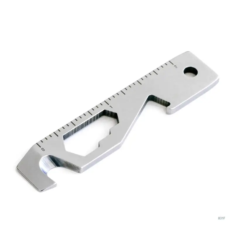 

10 In 1 Outdoor Camping Potable Screwdriver Wrench Bottle Opener Ruler Multifunction Hand Tool for Hiking Fishing