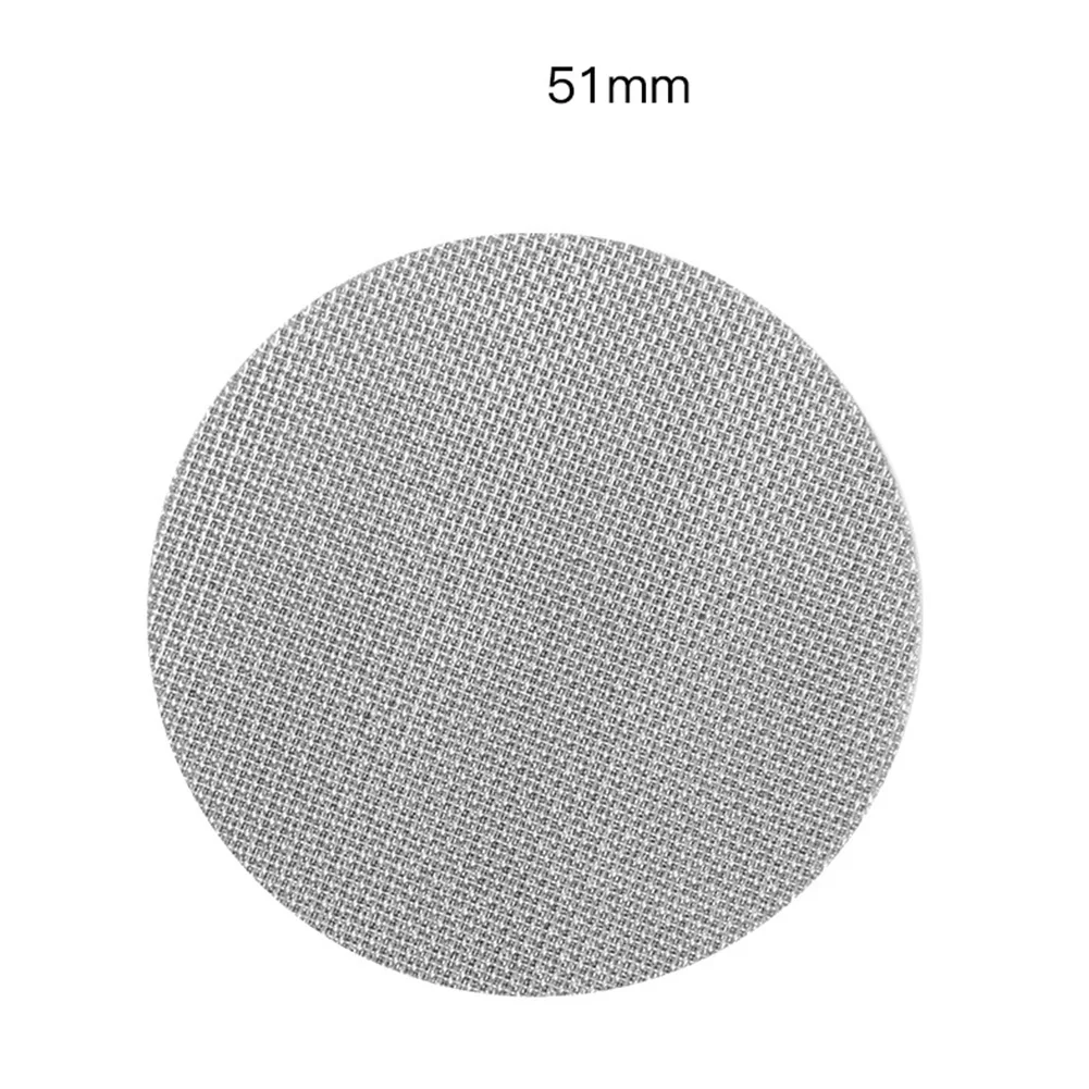 

Brand New Coffee Filter Screen Portafilter Reusable Silver Stainless Steel 51MM Coffee Bar For Espresso Machine