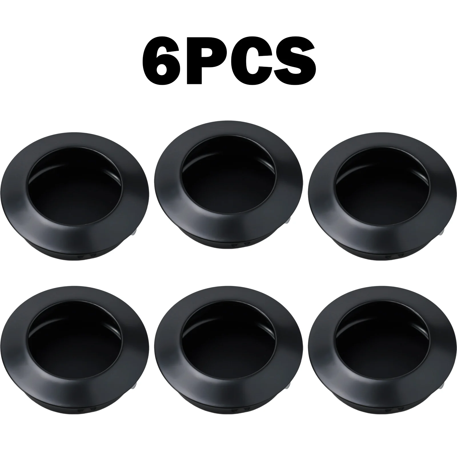 6 шт., встраиваемые ручки для раздвижных дверей, 41 х10 мм