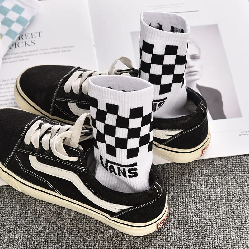 

Цветные цифровые английские спортивные хлопковые носки в стиле Харадзюку для мужчин и женщин, для пар, уличные носки для скейтборда в стиле ...