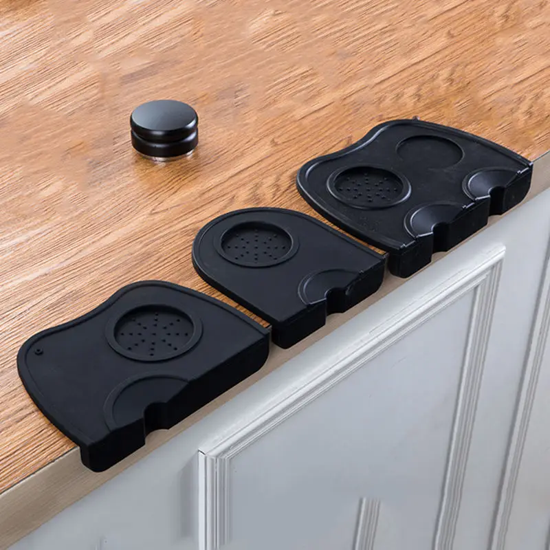

Coffee Tampers Mat Station Press Tampering Holder Corner Mat Pad Silicone Coffeeware Tamping Barista WDT Tools Accessories