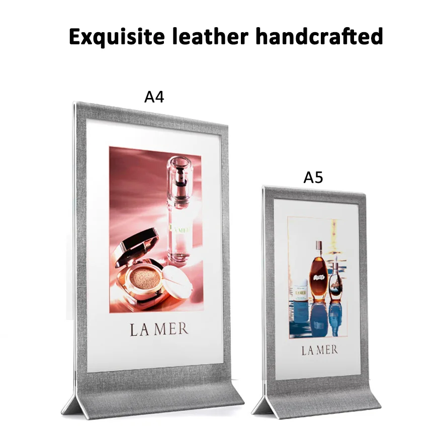 A4 A5 Текстурированная кожа Магнитная легко устанавливаемая подставка для