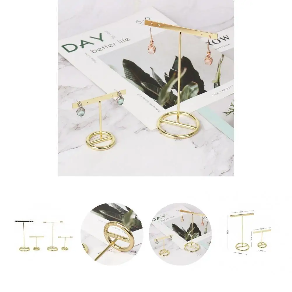 

Metal 1 Set Durable Beautiful Showing Storage Rack Lightweight Organizer Shelf Smooth for Ring