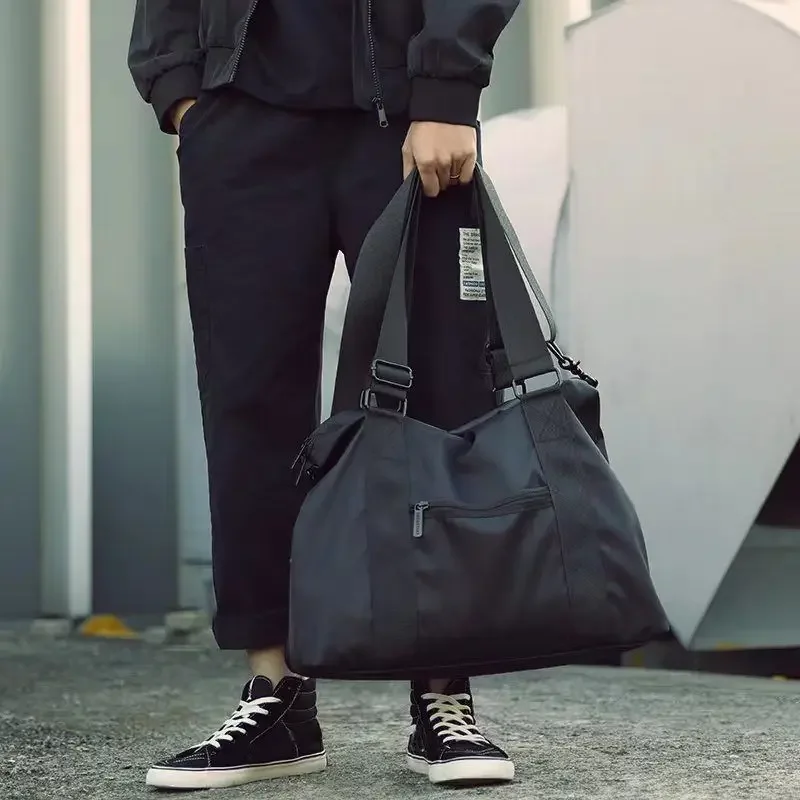 

The Leisure Shoulder Bag Man Inclined Gym Laptop Bag Youth Large Capacity