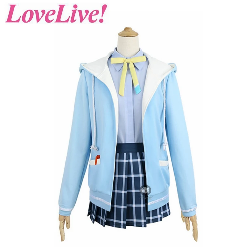 Love Live! Ниджигаки старшая Школа Idol клуб Tennoji Rina школьная форма комплект Аниме