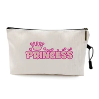 little princess design makeup bag women cosmetic bag toiletries organizer female storage make up cases outdoor girl gift