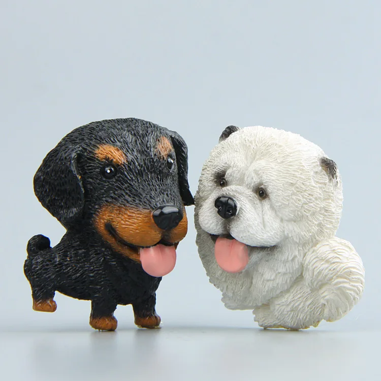 

3D Kawaii Dogs Fridge Stickers Home Decor Birthday Gifts for Kids Artificial Dogs Fridge Magnets Message Board Magnetic Stickers