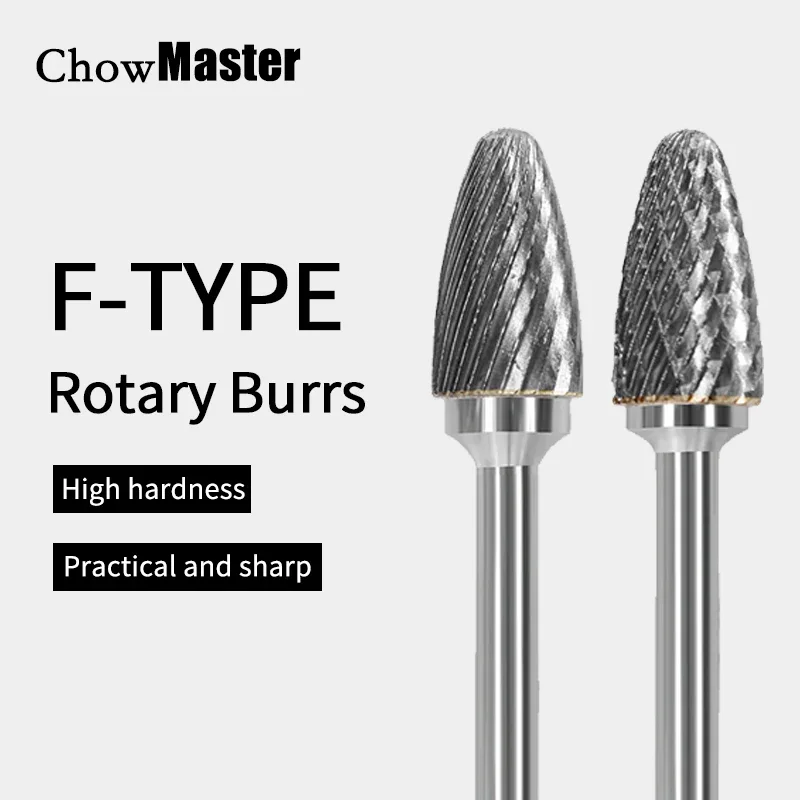 Chowmaster F FX Твердосплавные фрезы с одним слотом и двойной канавкой хвостовик 6 мм