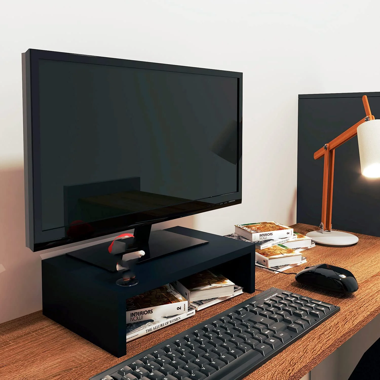 

New Increase Monitor Viewing Quality with Support MDF Black Monitor