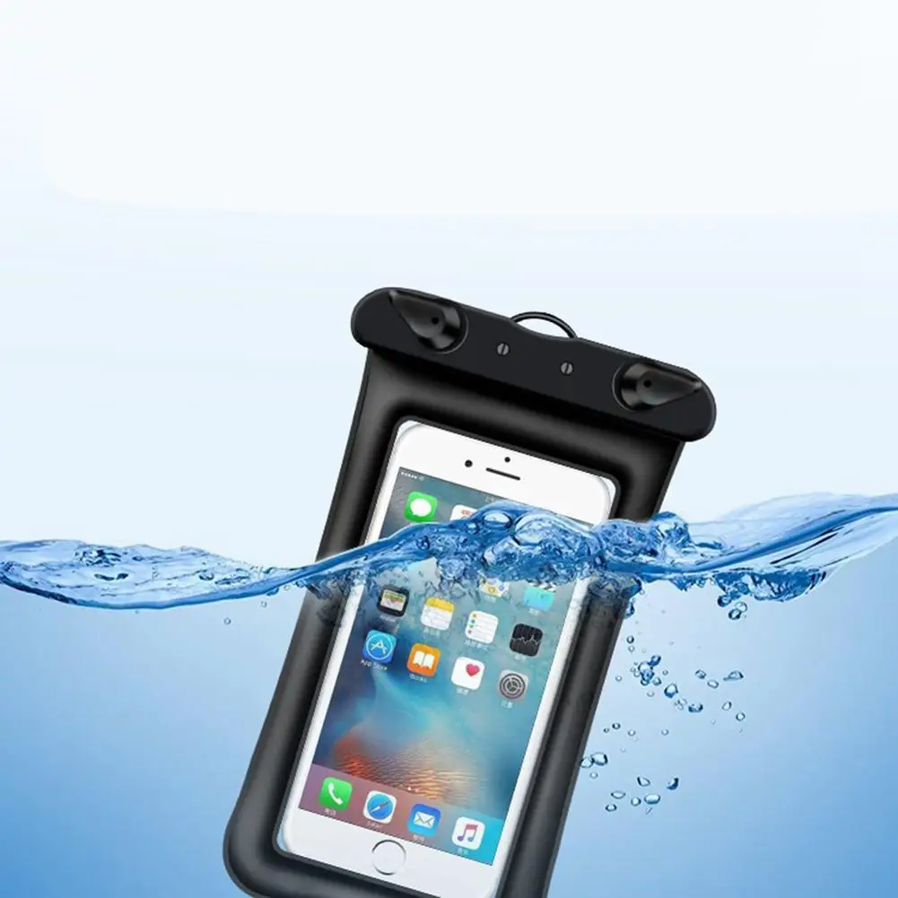

Universal Transparent Cell Phone Cover Case Waterproof Bag Water-resistant Case For Swimming Diving Surfing Skiing