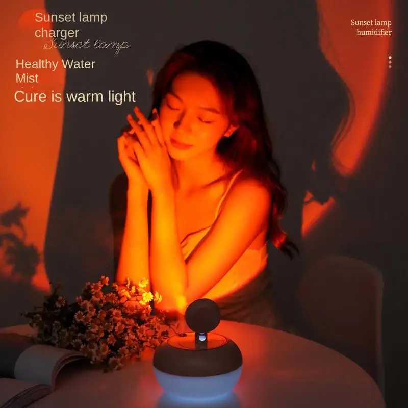 

Desktop Humidifier 30-50ml/h Household Mini Creative Lamp Fragrance Expanding Machines Atomizer Two-speed Spray 300ml Usb
