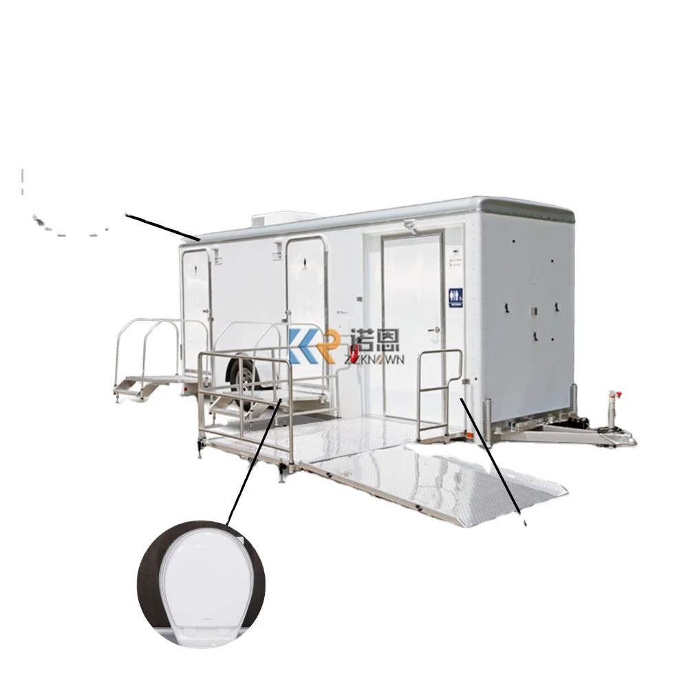 

Mobile Toilet Wc Trailer Portable Toilet Outdoor Bathroom And Restroom With Sewage Bucket And Clean Bucket