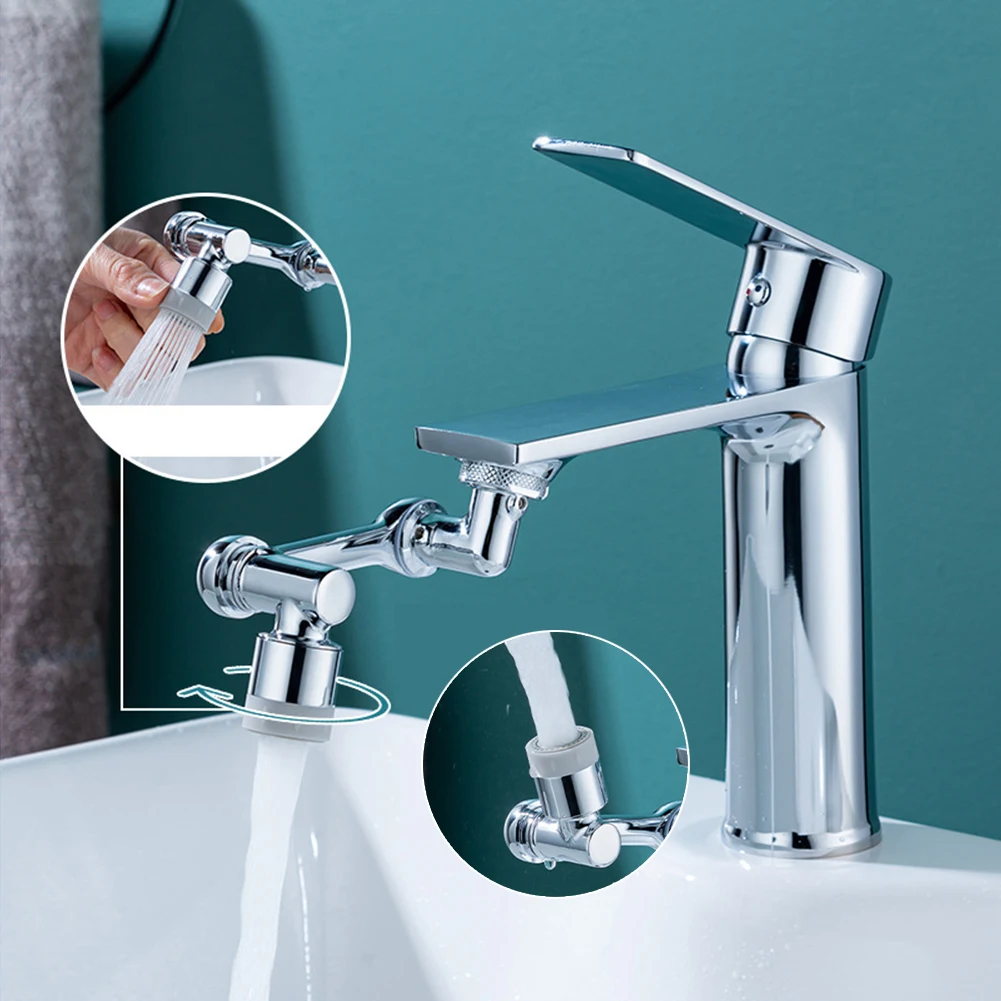 

Universal 1080° Rotation Faucet Aerator Splash Filter bathroom Kitchen Tap Extend Water Nozzle Faucet Adaptor Faucets Bubbler