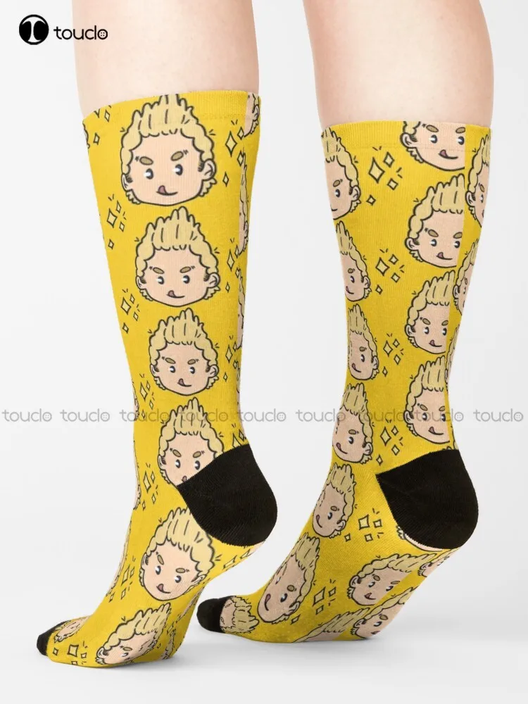 Mirio Togata | Большой 3 Мой герой Lemillion Аниме подарочные носки черные уличные для