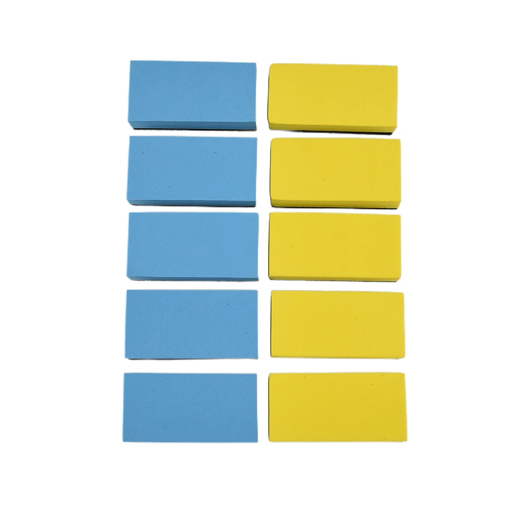 

10Pcs Car Polishing Sponge Ceramic Coating Sponge Glass Nano Wax Coat Applicator Wax Polishing Pads Cleaning Car Wash Accessorie