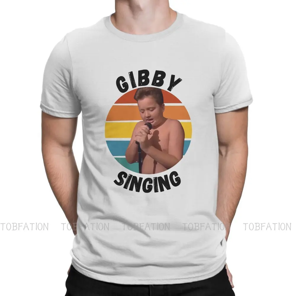 

Singing Gibby TShirt Men Alternative Oversized Punk Crewneck Cotton T Shirt 2020