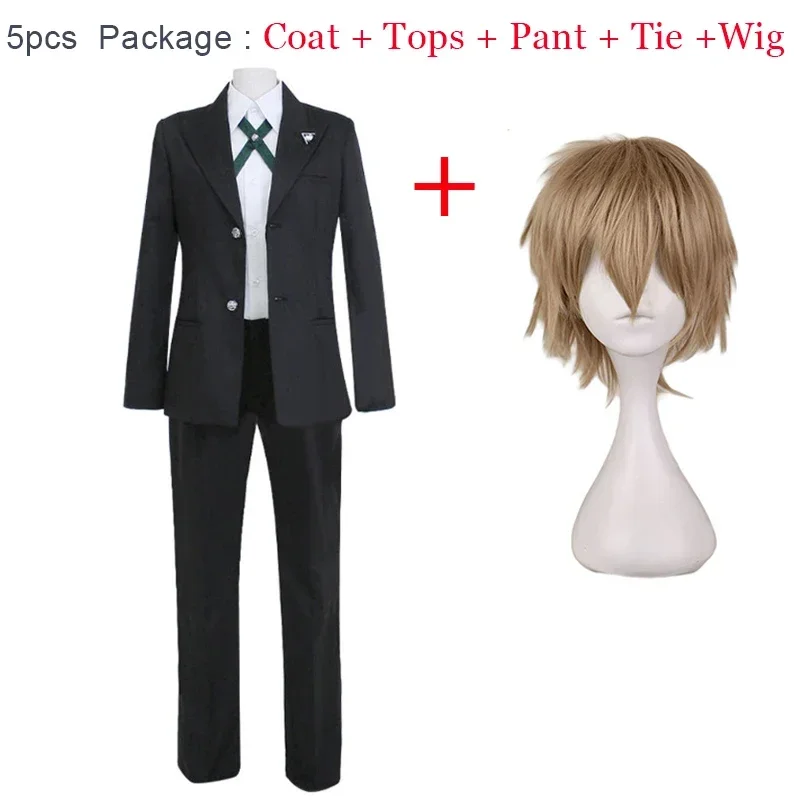 Новый Danganronpa аниме косплей Togami Byakuya костюм мужская униформа пальто + рубашка брюки