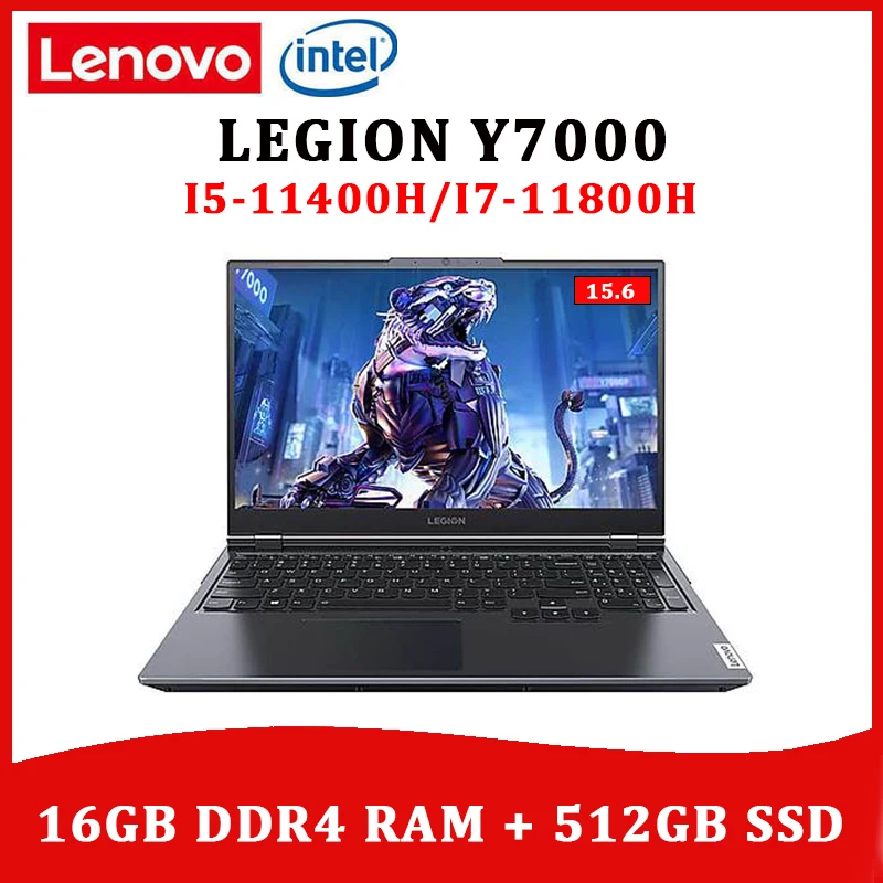 Lenovo Laptop Legion Y7000 Gaming Intel i5-11400H/i7-11800H High Refresh Rate IPS Full Screen Backlit notebook