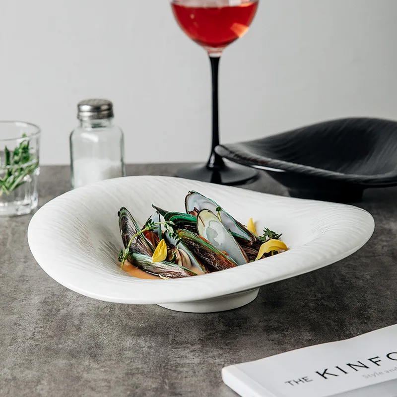 

Блюдо для французской кухни, керамическая тарелка для супа, столовая посуда для ресторана, отеля, столовый стол