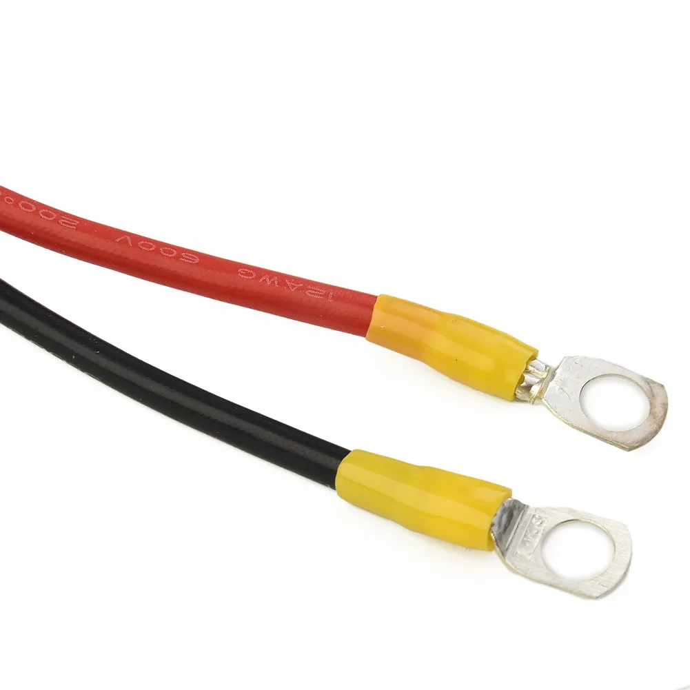 

12AWG 50Amp Connector Plug Extension Cord 12AWG 50A Lead To Lug M8 Terminal Battery Charging Connector Cable 30/50/100cm