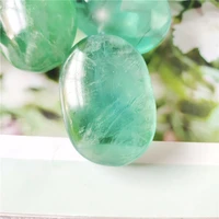new product quartz mineral crystals palm stones gemstones natural green fluorite reiki healing palm stone for home decor gifts