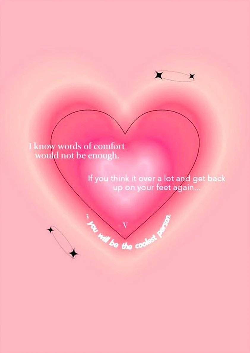 

Розовый постер Snapseed