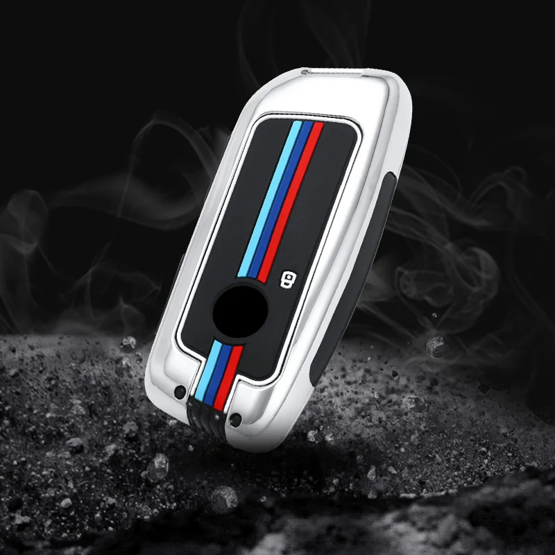 1 шт. серебристый/пистолет чехол для ключей от автомобиля брелок сумка BMW D модель