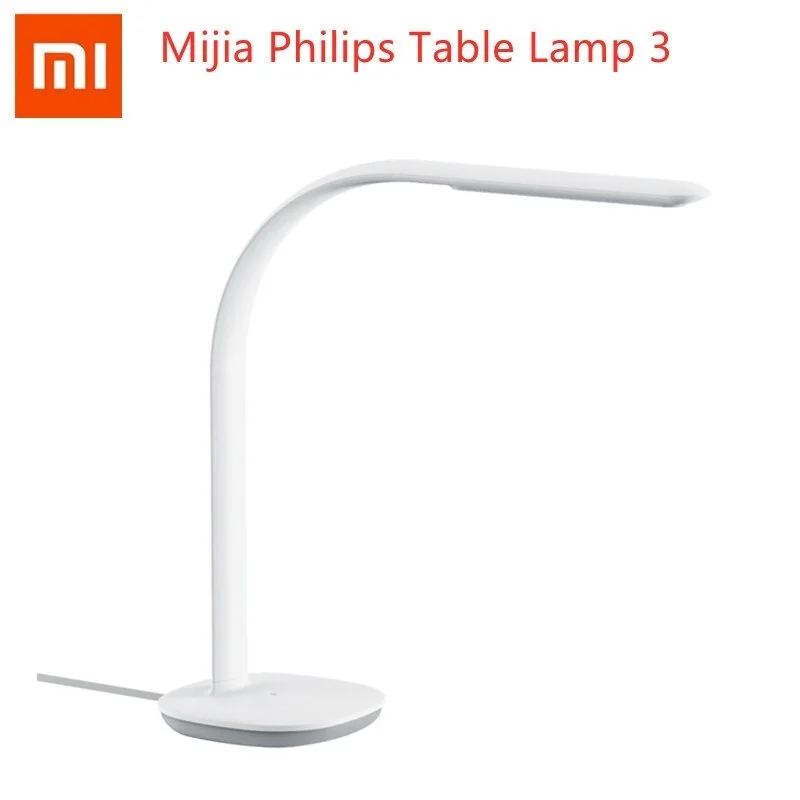 

Xiaomi Mijia Philips Table Lamp 3 LED Smart Reading Light 10 Level Touch Dimming Desk Bedside Student Ambient light Sensor