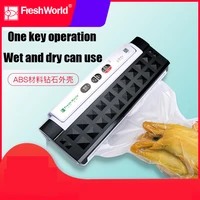 best vacuum sealer machine 220v110v automatic dry and moist food modes degasser vacuum packer with 10pcs packing bags