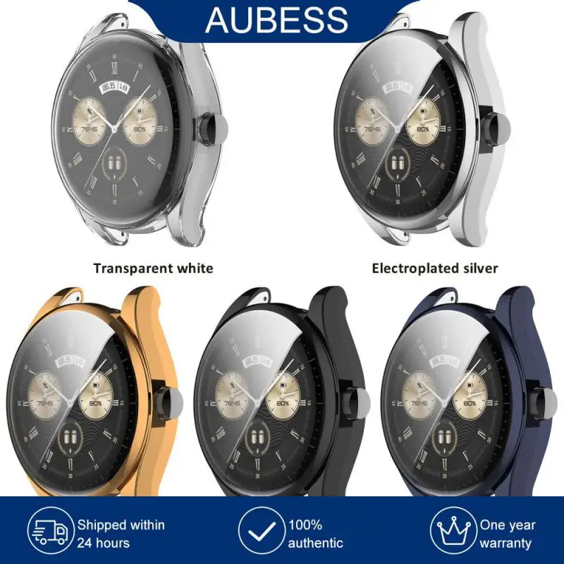 

Protective Sheath Silicone Material Weight 0.005kg Watch Case Lightweight And Breathable Multi Color Option Electroplated Shell