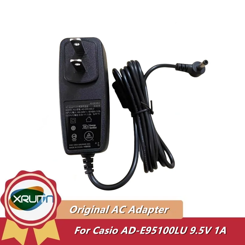 Фото Новый оригинальный адаптер переменного тока AD-E95100LU 9.5V 1.0A для клавиатуры Casio PSM10A-095(VE), блок питания AD-E95100LW №2