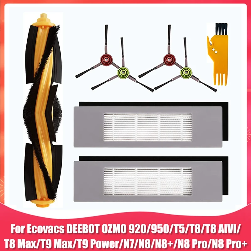 

Запасные части для робота-пылесоса Ecovacs DEEBOT OZMO 920/950/T5/T8/T8 AIVI/T8 Max/T9 Max/T9 Power/N7/N8/N8 +