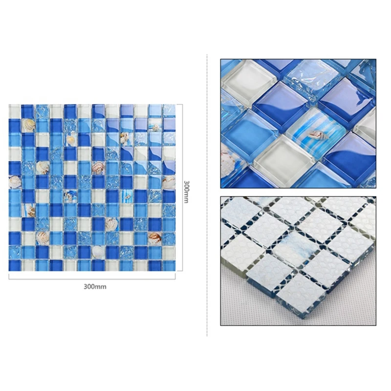 Мозаичная плитка из хрустального стекла настенная бумага для ванной комнаты