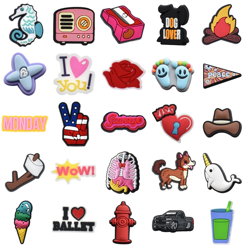 

Shoe Charms Wholesale Bulk Women Charm Packs Decorations for Croc Kids Girl Men Shoes Accessories Boy Set Jeans Para Pins Gifts