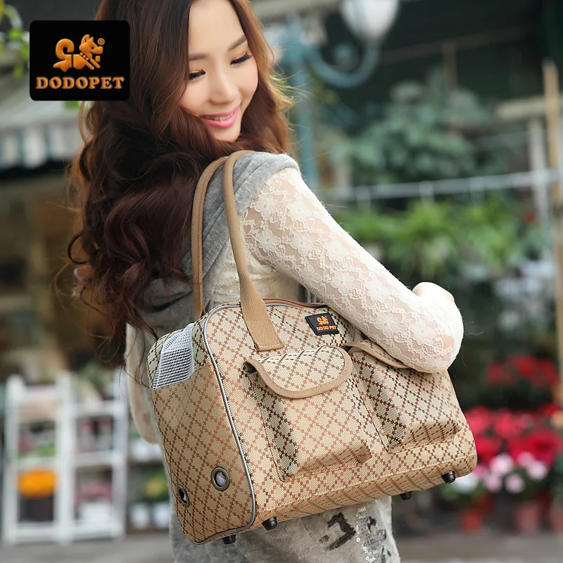 DODOPET Korean Pet Bag Cat Bag Puppy Carrying Bag Dog Outing Handbag Cat Hand Bag Breathable Cat Backpack Carrier