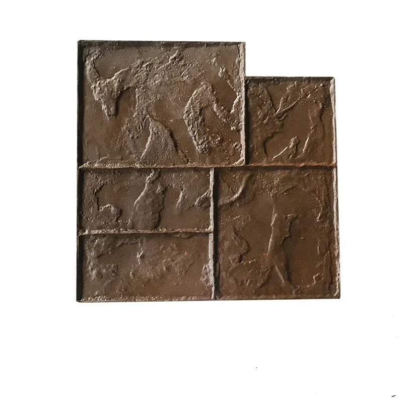 Декоративные штампованные веером штампы для Бетонного Пола с принтом текстуры