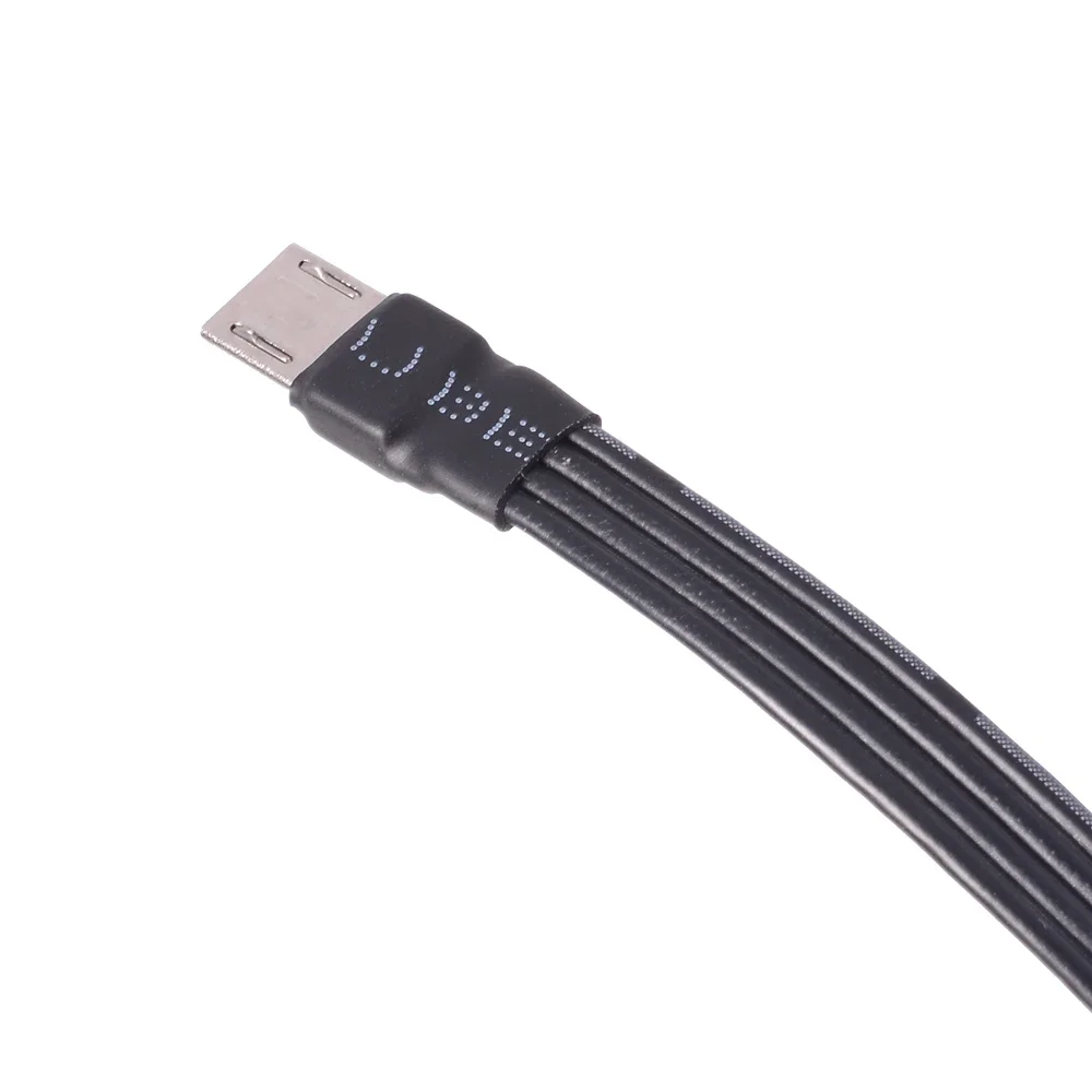 Фото ADT Micro To Type-C Прямой плоский плоский кабель с боковым изгибом 0,05 м-3 м Зарядка дрона FFC FPV Мягкий кабель Кабель для передачи данных сотового телефона №2