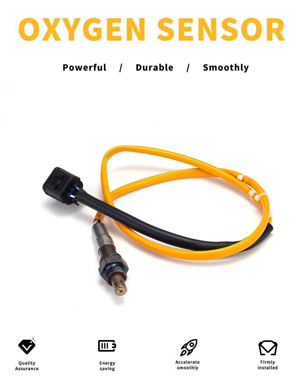 

The oxygen sensor is suitable for Mazda [Pentium B70/2.0L/2.3] 08-13 [B70/1.8L11-13] single plug front air-fuel ratio