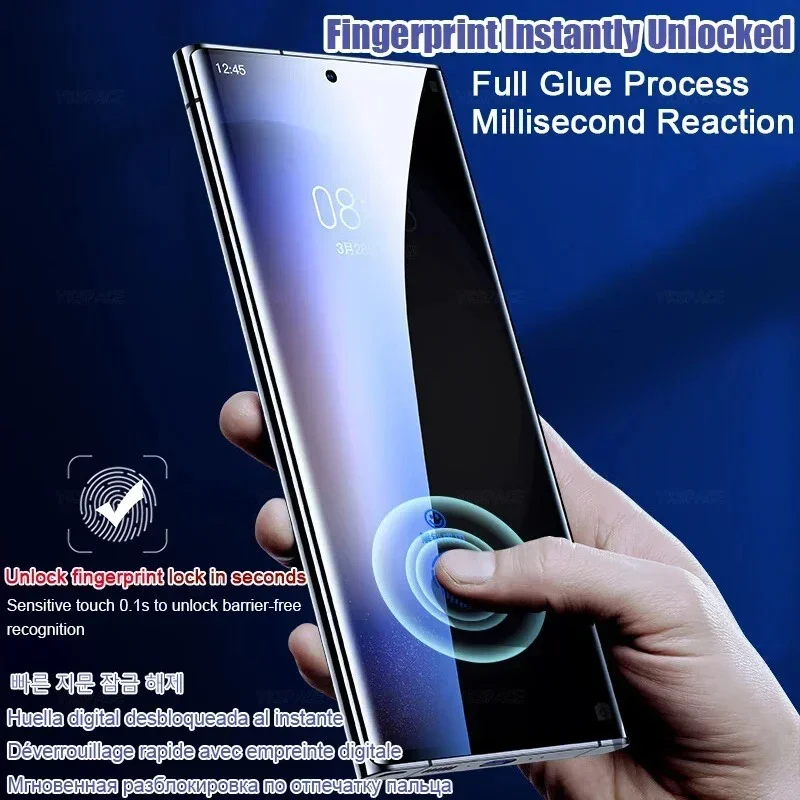 Фото 2 шт. противошпионская гидрозащитная пленка для экрана для Samsung Galaxy S9 S10 S20 FE S21 Plus S22 S23 24 Ultra Note 10 20 конфиденциальная пленка №3