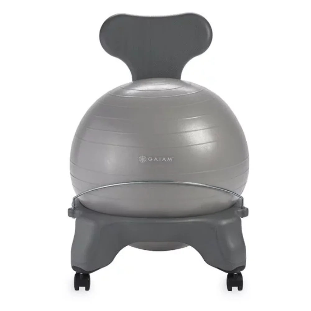 Balance Ball Chair, Cool Grey  Balance Training   Waist & Abdomen Exercise  Multifunctional Waist Twist