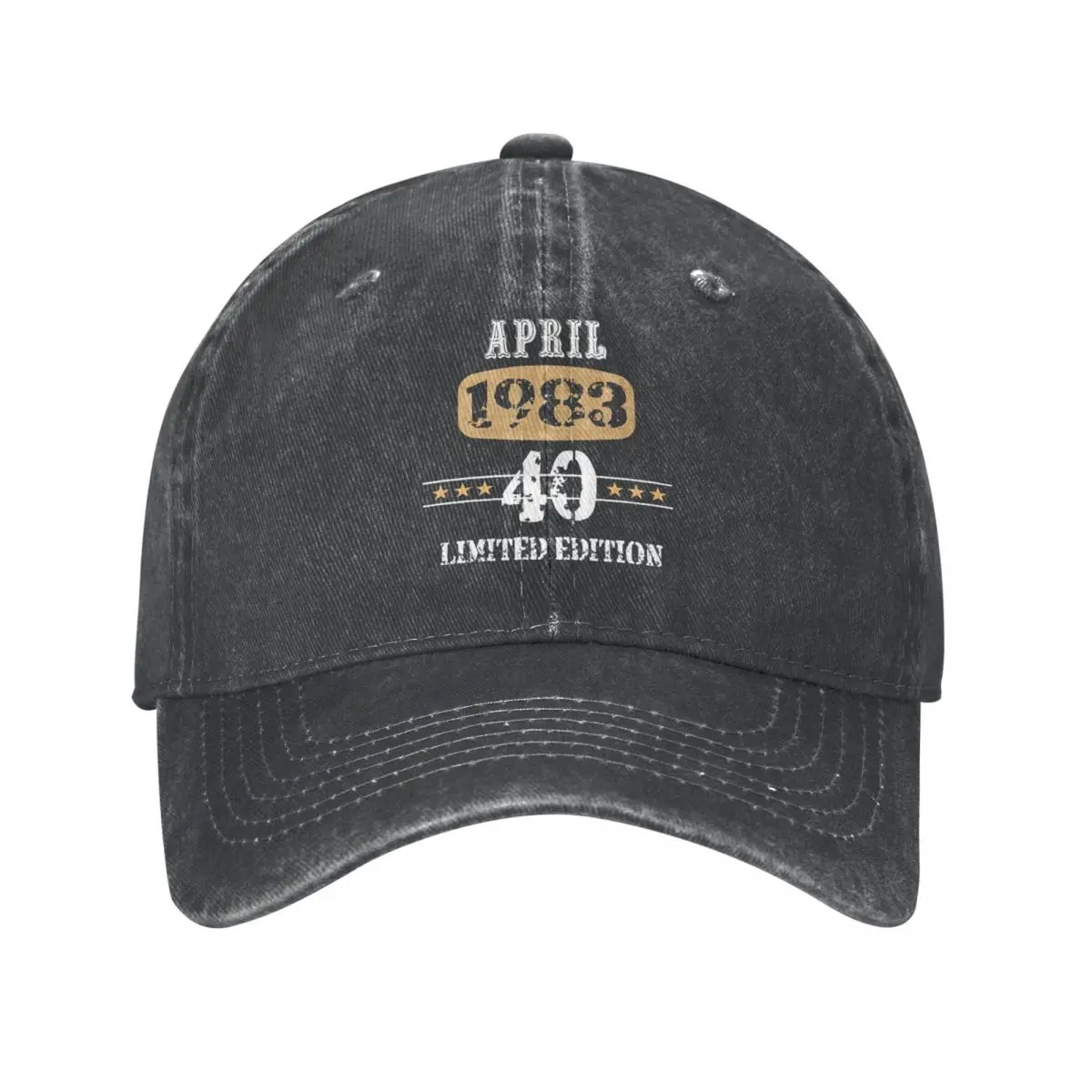 

April 1983 Limited Edition 40 Years Baseball Cap cowboy hat Peaked cap Cowboy Bebop Hats Men and women hats