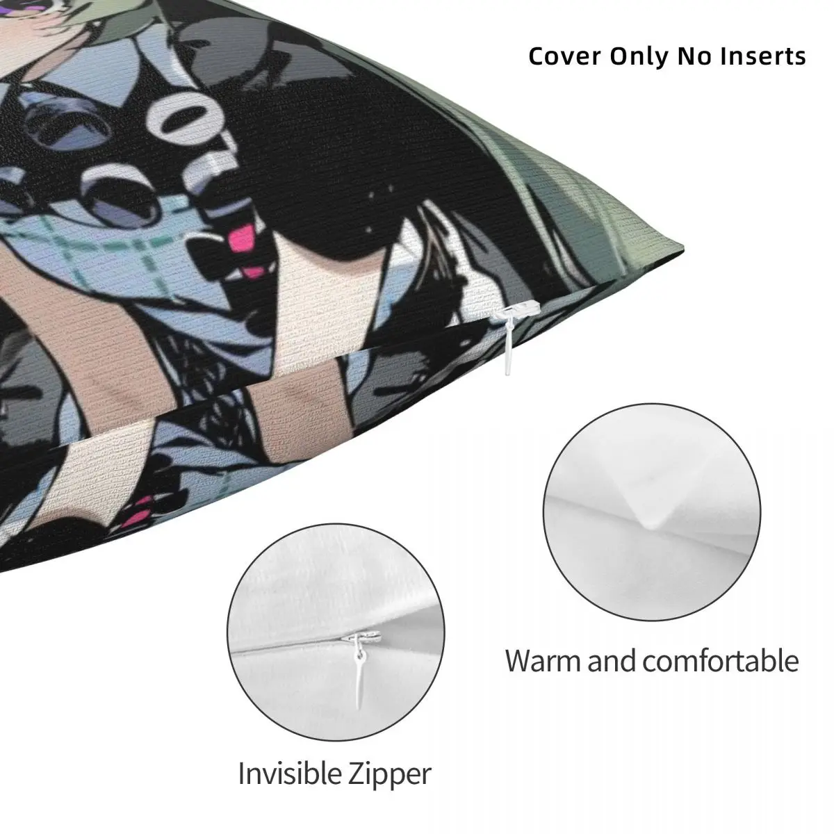 Наклейки Corin Zzz Zenless Zone Zero Wickes наклейки V01 ZZZ для рубашки подушка